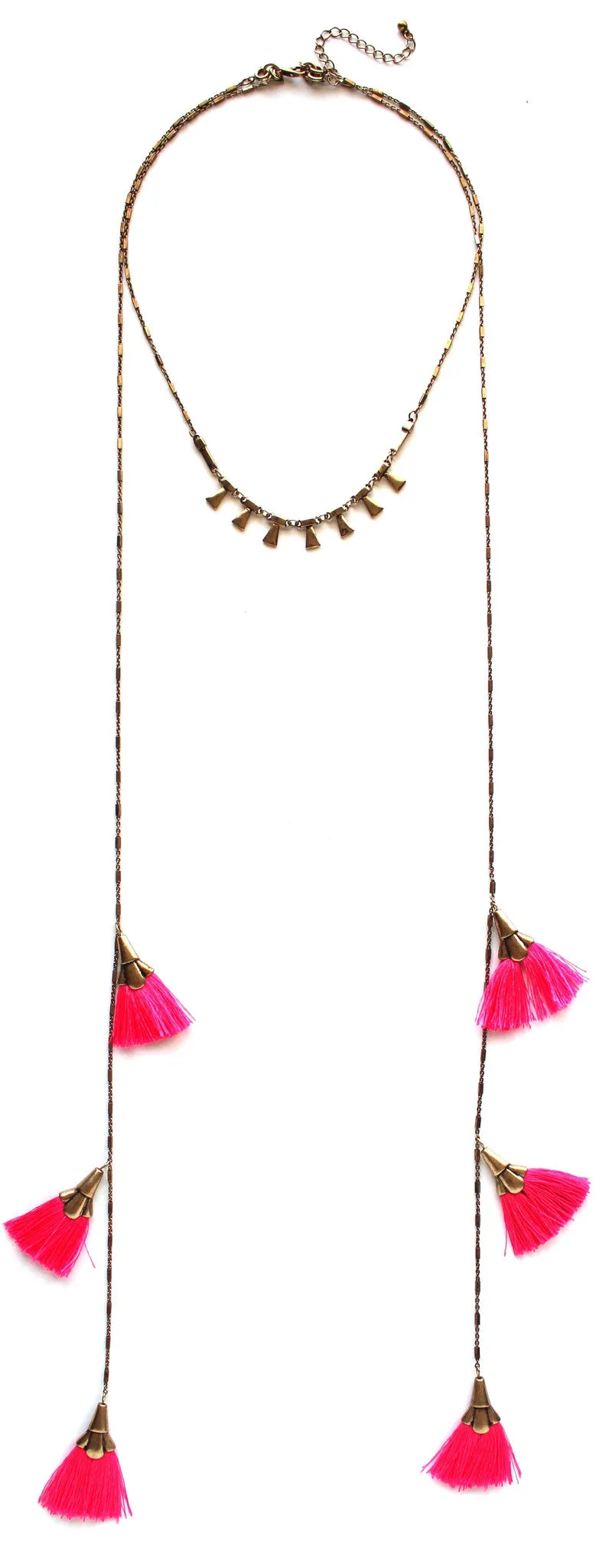Pinky & The Fringe Layered Necklace