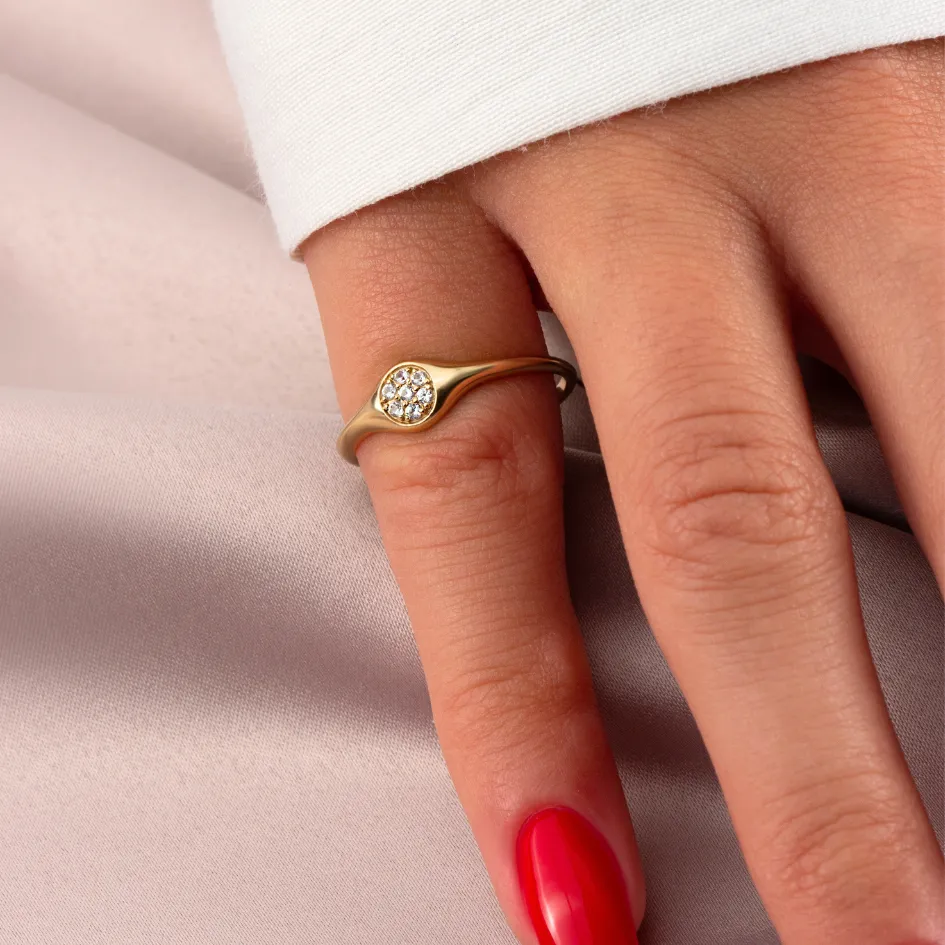 Pinky Promise Rings  | Yellow Gold