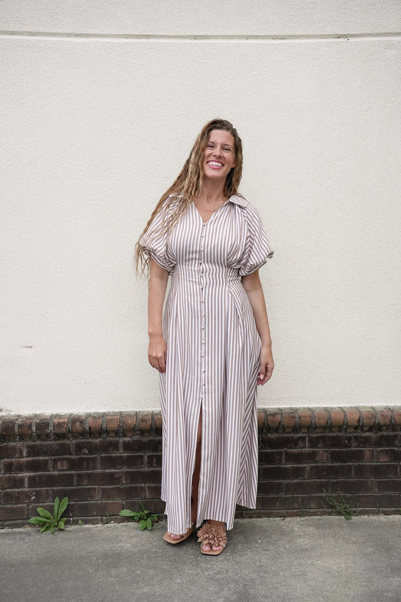 Pinstripe Dress