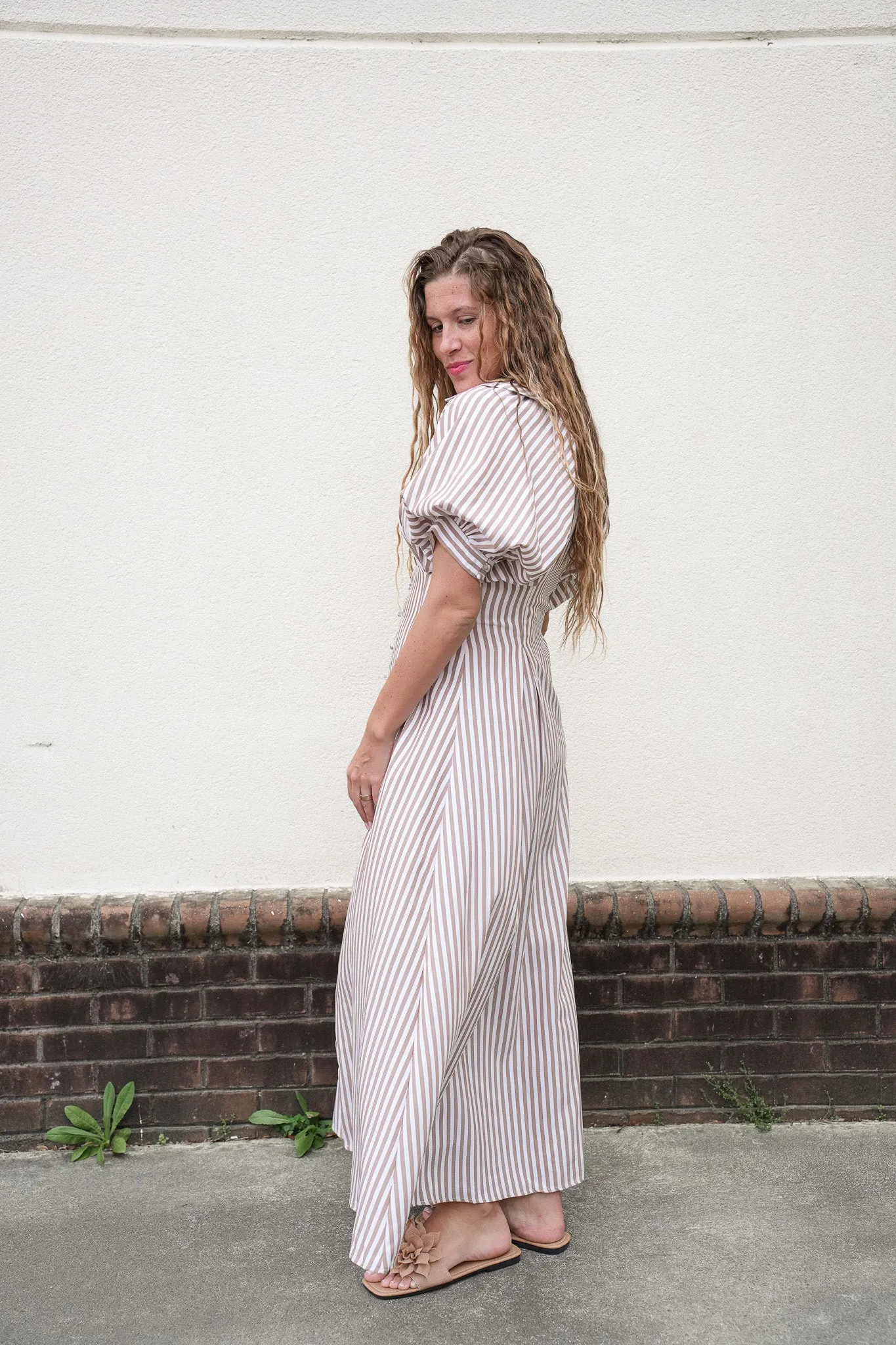 Pinstripe Dress