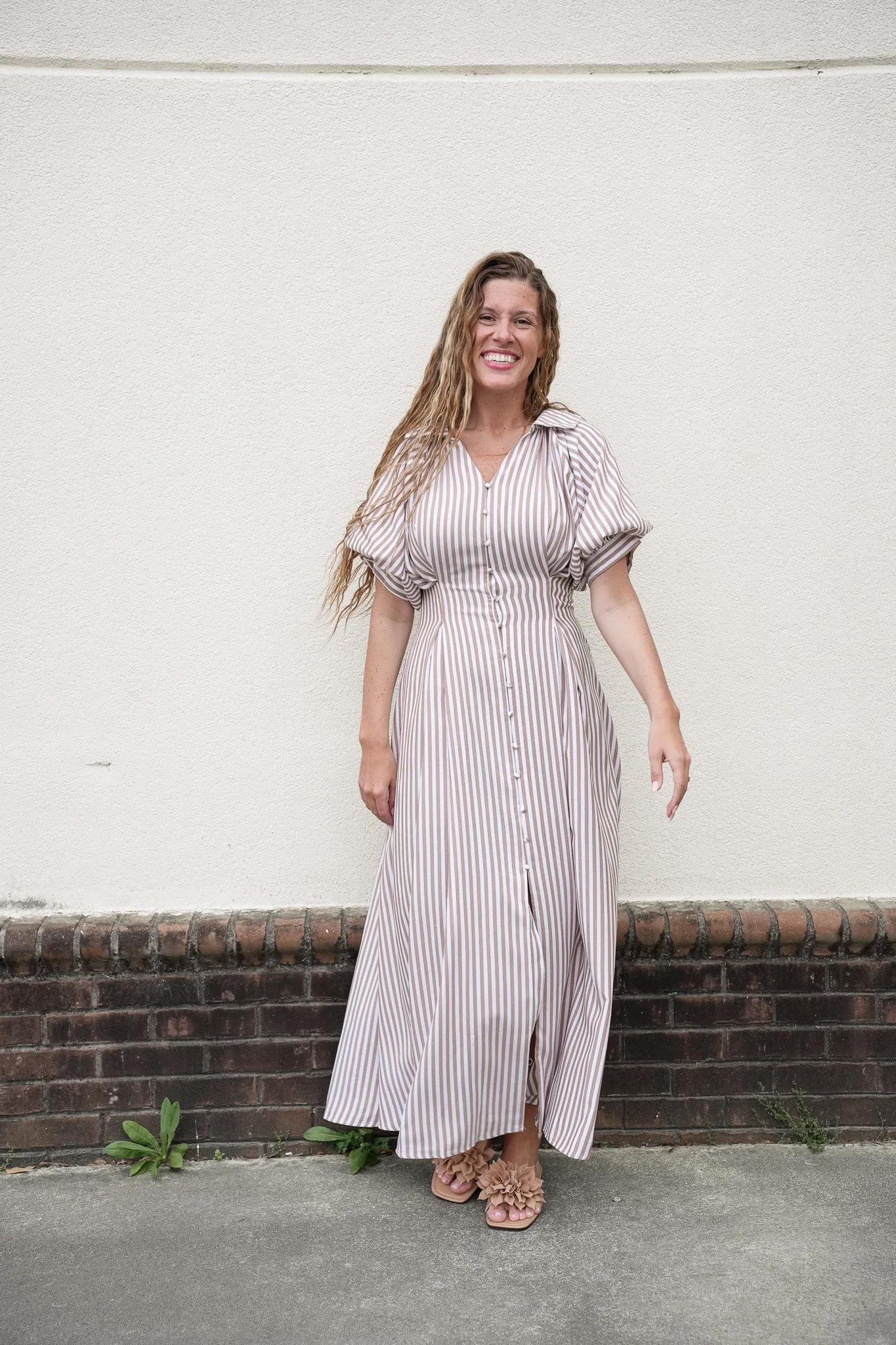 Pinstripe Dress