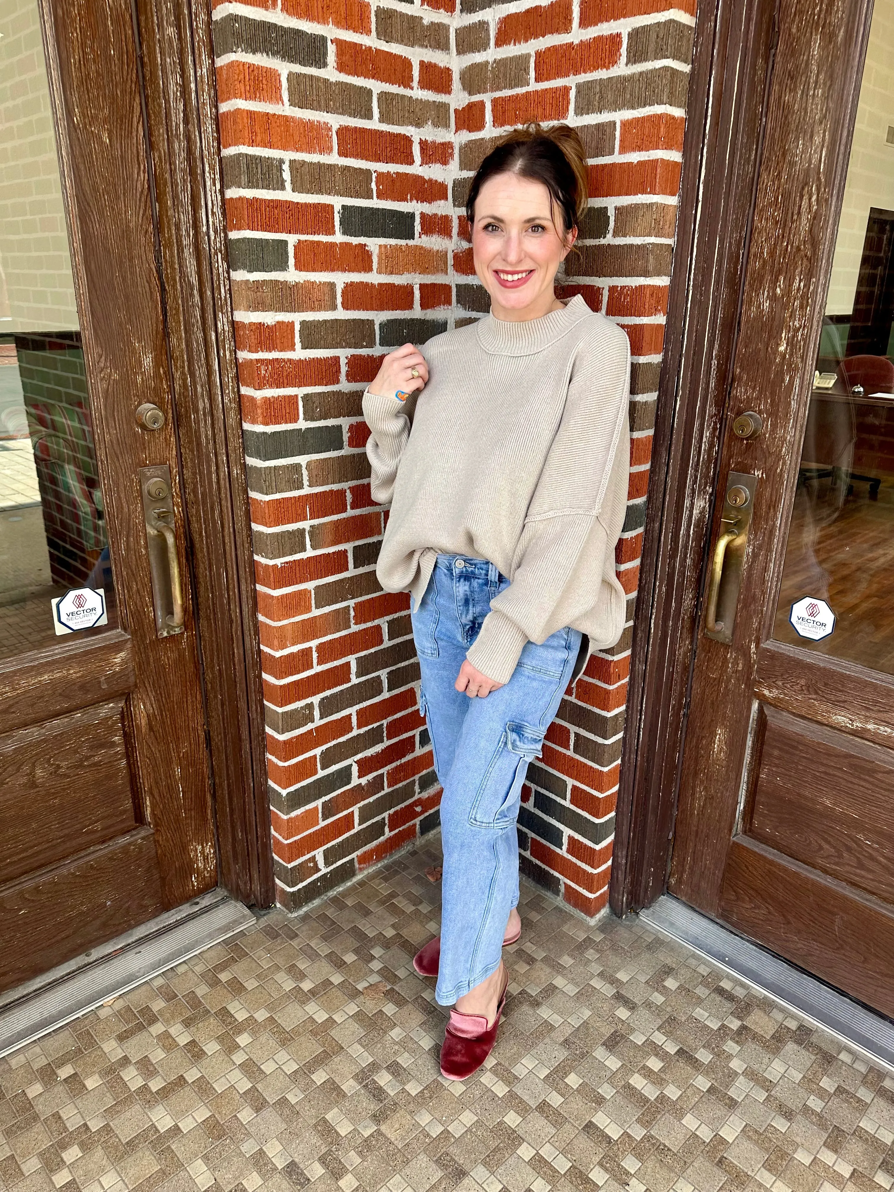 Plainly Perfect Sweater: Sand Beige