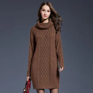 Plus Size Knitted Trendy Lady Pullovers Sweater
