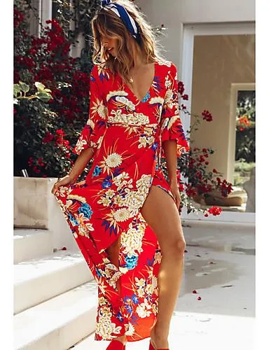 Plus Sizes Summer Holiday Long Dresses