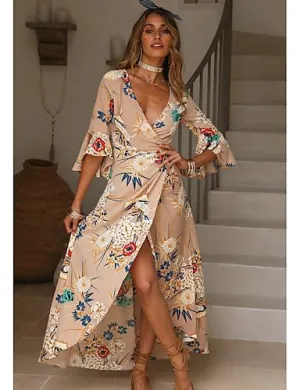 Plus Sizes Summer Holiday Long Dresses