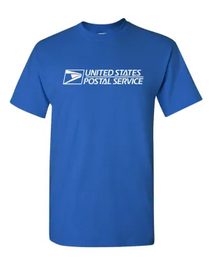 postal Service T-shirt USPS T-shirt  ALL White Print