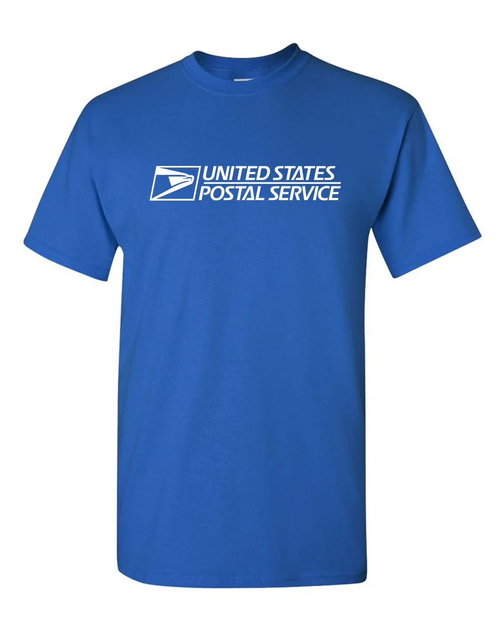 postal Service T-shirt USPS T-shirt  ALL White Print