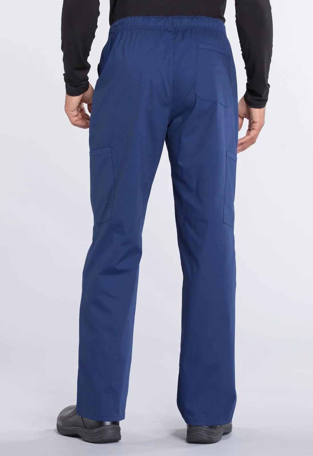 Professionals WW190 Men's Tapered Leg Fly Front Cargo Pants Navy