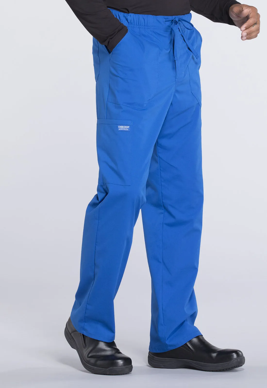Professionals WW190 Men's Tapered Leg Fly Front Cargo Pants Royal