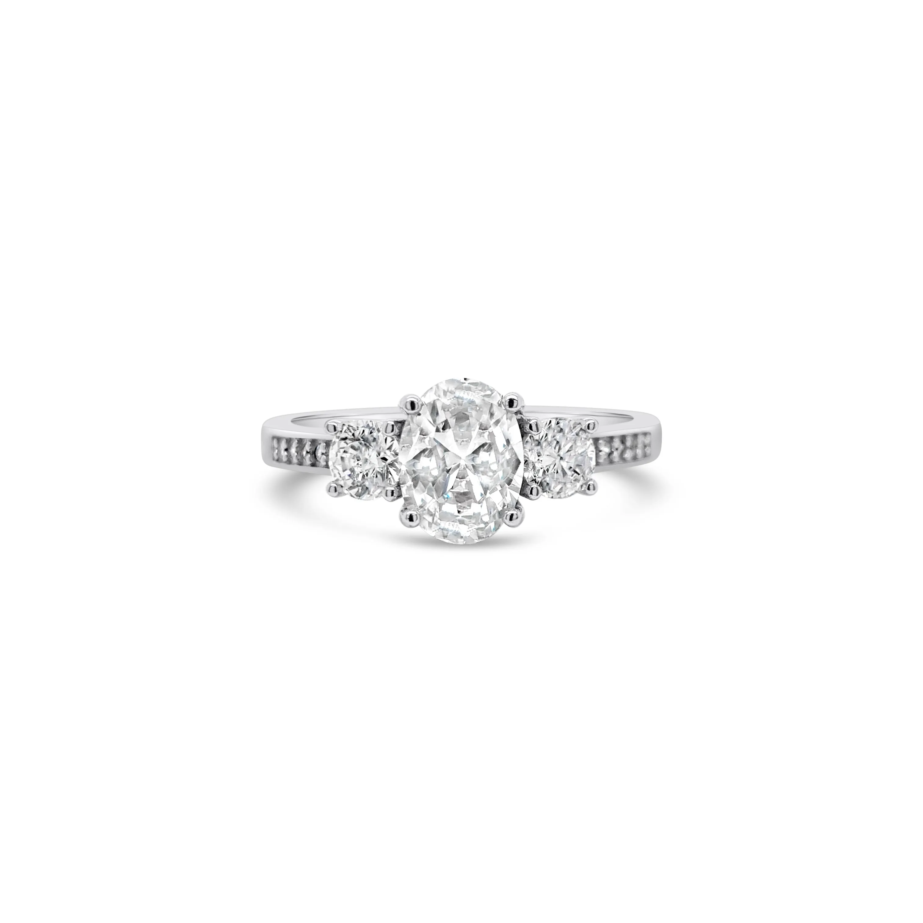 Promise 'Monarchy' Three Stone Ring (N)