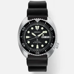 Prospex SRPE93 Automatic Diver Black Dial Silicone Strap Mens Watch