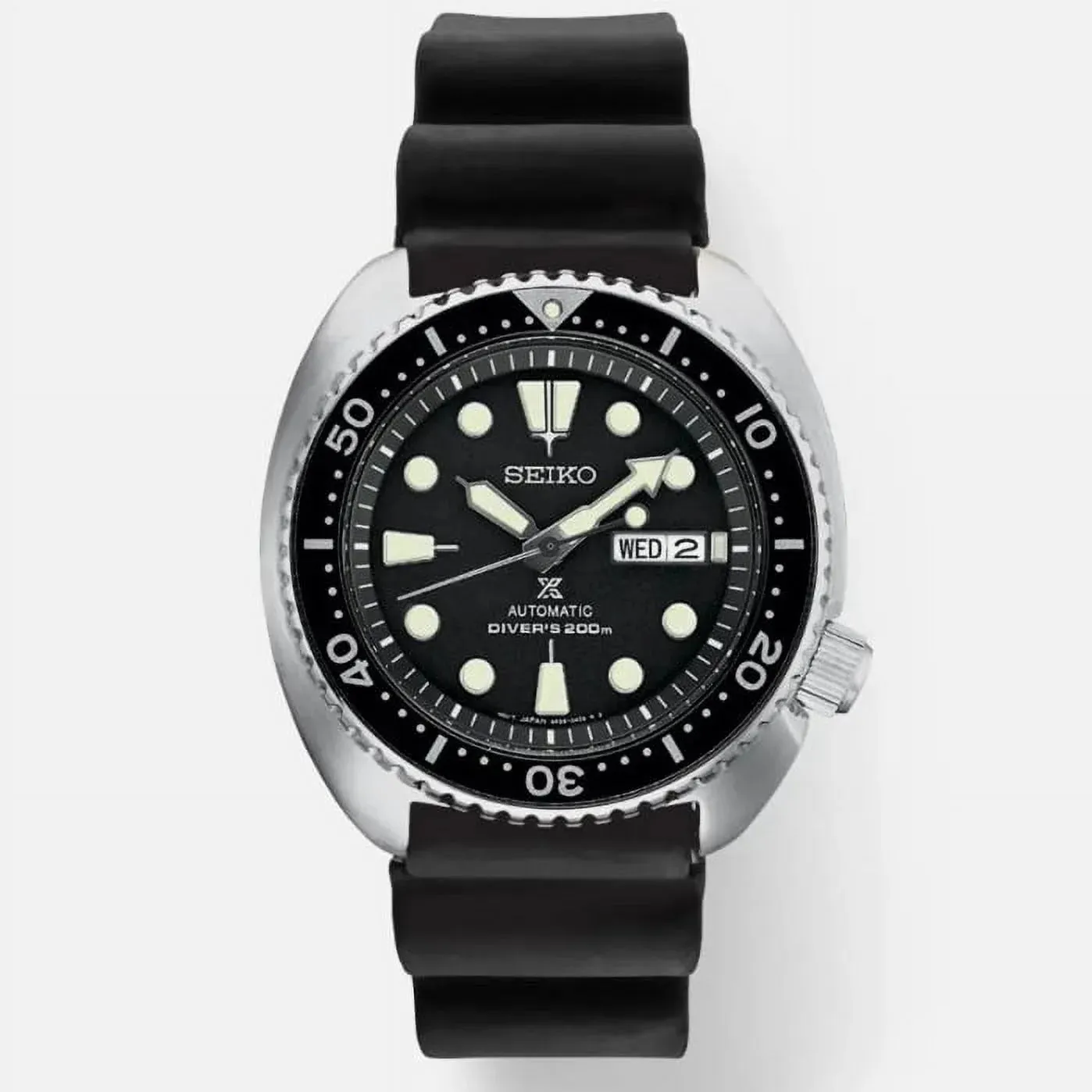 Prospex SRPE93 Automatic Diver Black Dial Silicone Strap Mens Watch