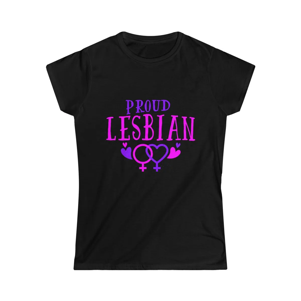 PROUD LESBIAN <br>women's softstyle tee