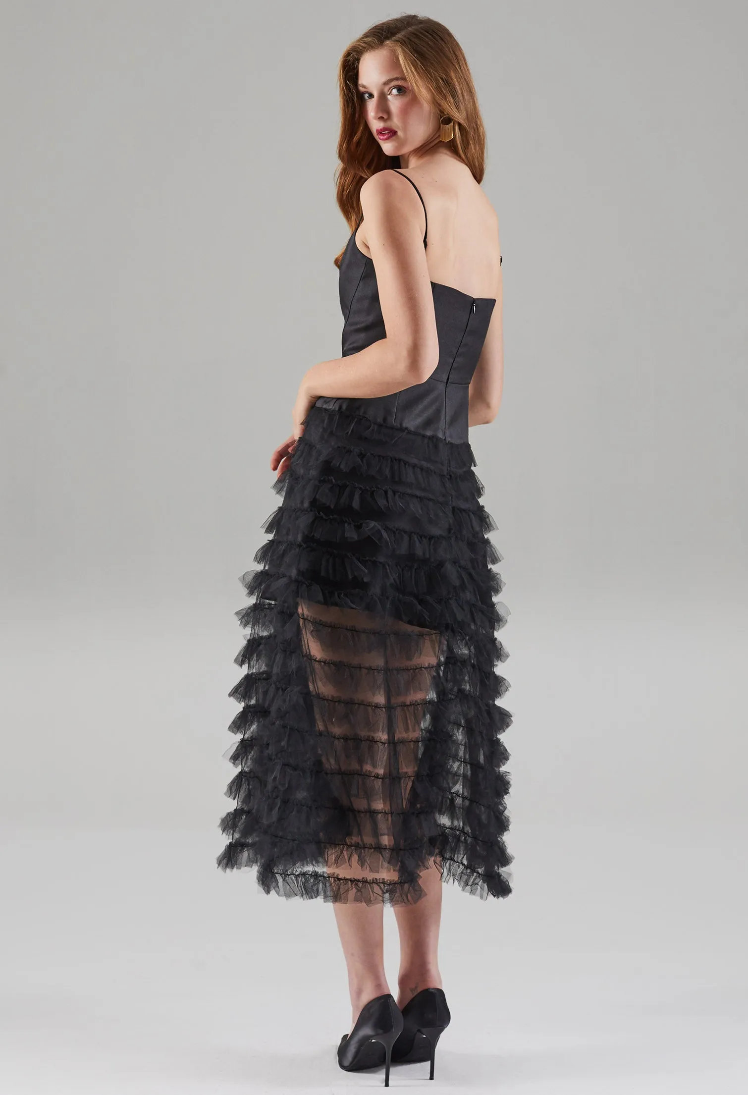 Puffy Chiffon Tulle Dress