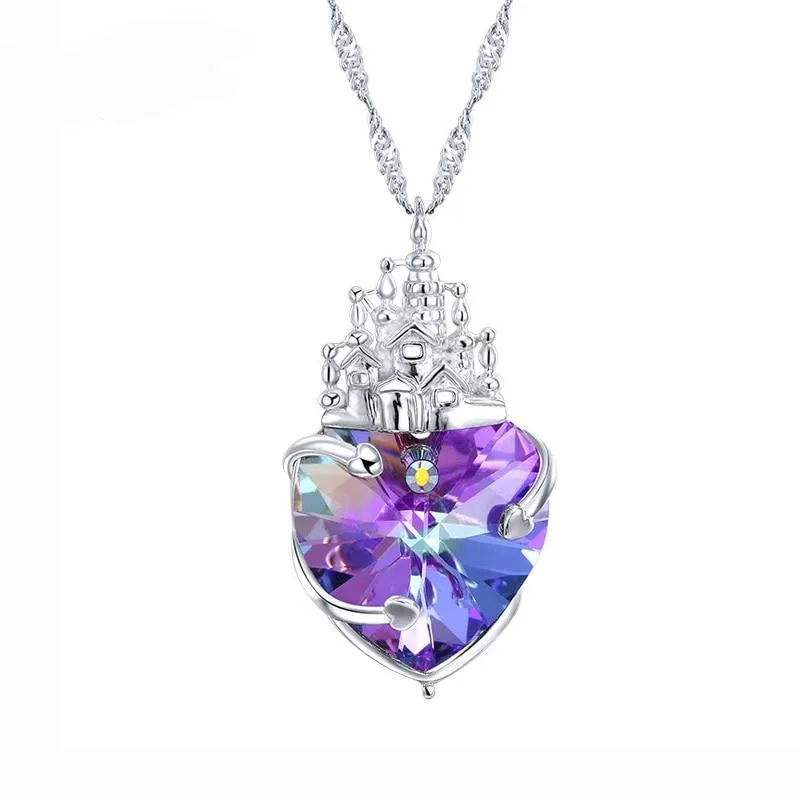 Purple Castle Sexy Elegant Necklace