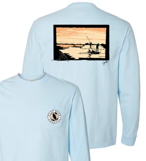 "Fishin' The Flats" Long Sleeve T-Shirt