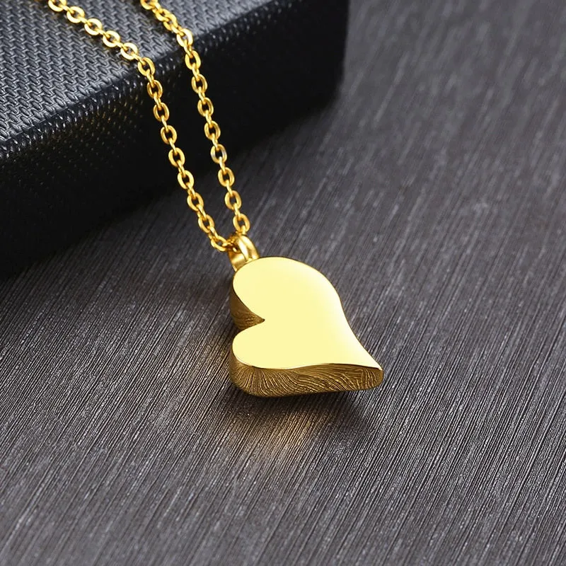 "Forever In My Heart" Engraved Cremation Pendant