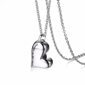 "Forever In My Heart" Engraved Cremation Pendant