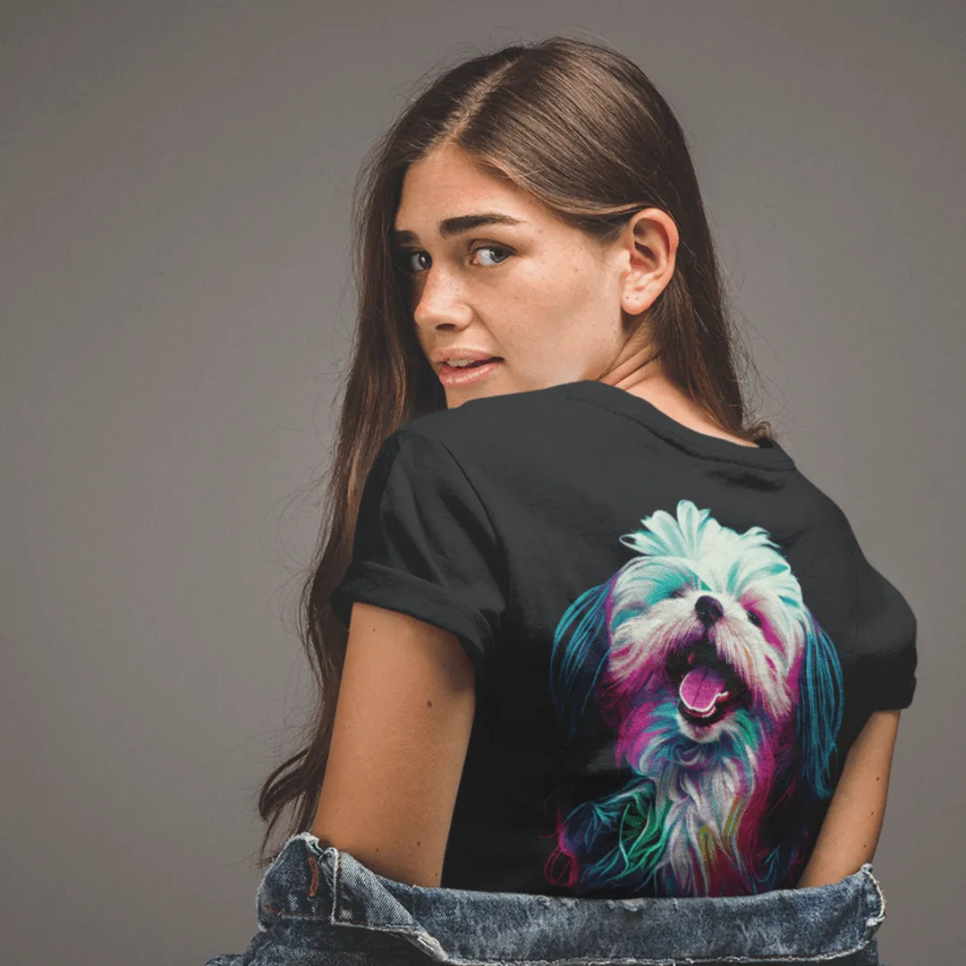 "Happy"  Custom T-Shirt for Women