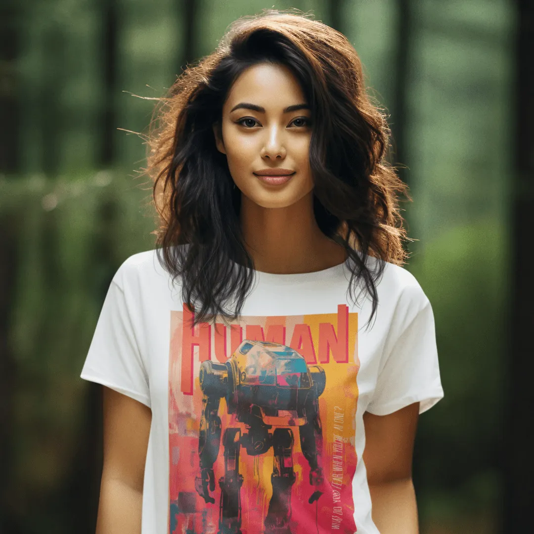 "Human"  Custom T-Shirt for Women
