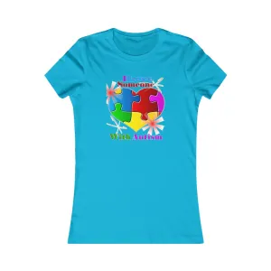 "I Love Someone with Autism" Women's Favorite Tee