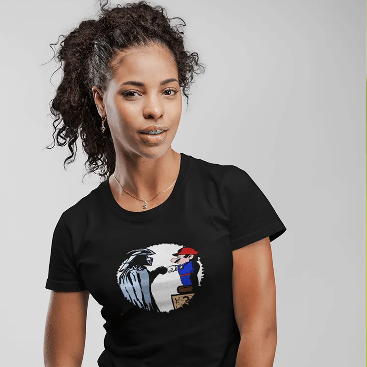 "The Fist Bump"  Custom T-Shirt for Women