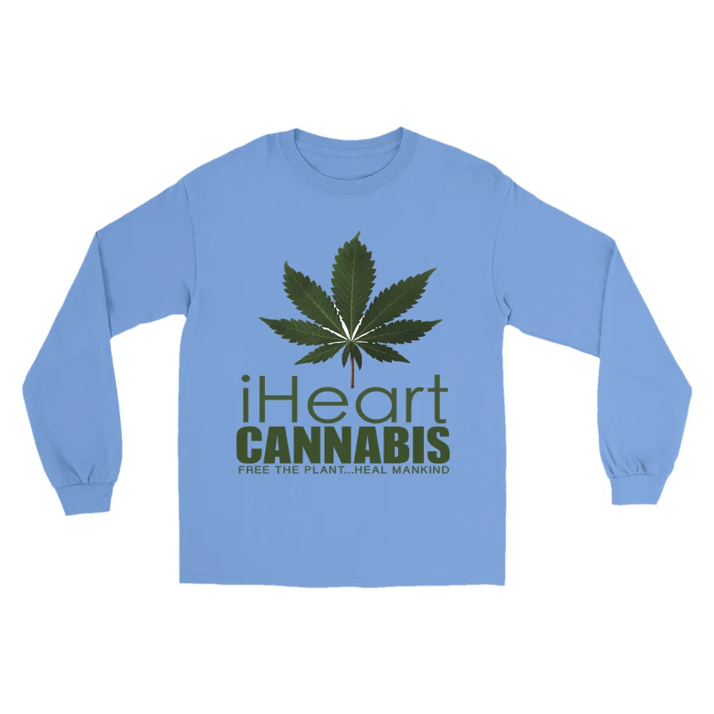 Rastafari JAMS Reggae Radio - (iHeart Cannabis) Long Sleeve Shirts