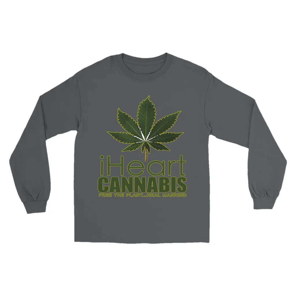 Rastafari JAMS Reggae Radio - (iHeart Cannabis) Long Sleeve Shirts