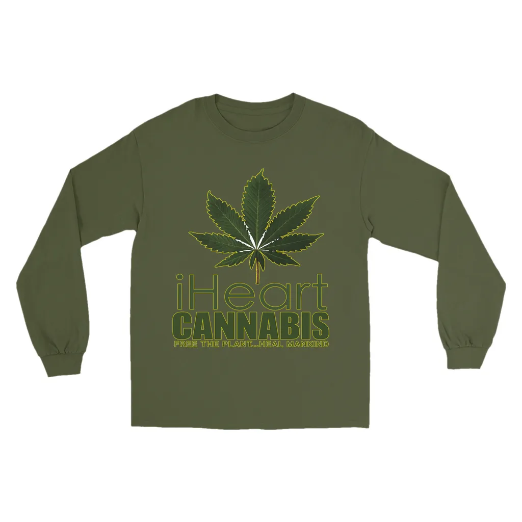 Rastafari JAMS Reggae Radio - (iHeart Cannabis) Long Sleeve Shirts