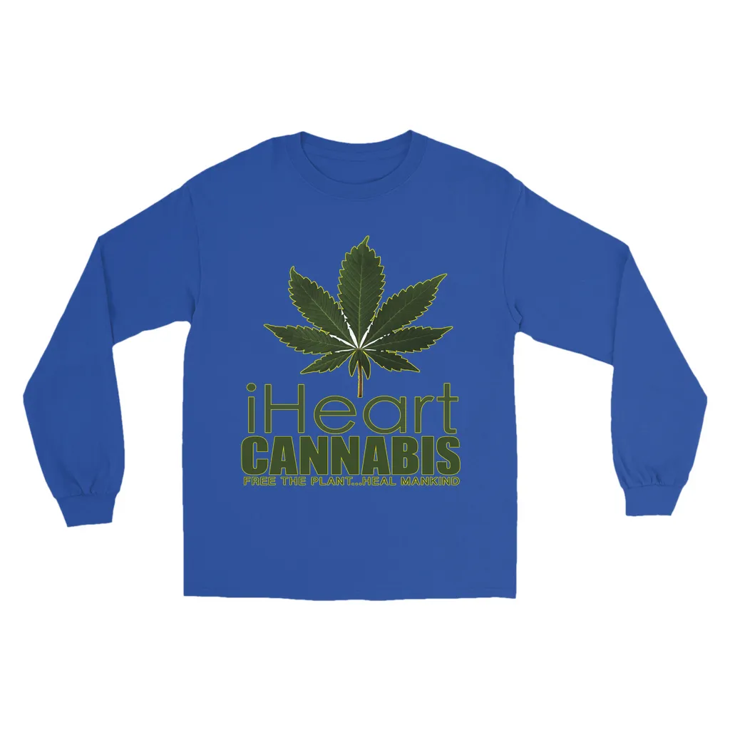 Rastafari JAMS Reggae Radio - (iHeart Cannabis) Long Sleeve Shirts