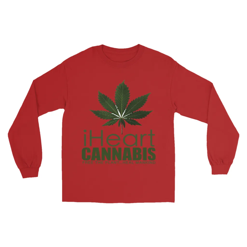 Rastafari JAMS Reggae Radio - (iHeart Cannabis) Long Sleeve Shirts