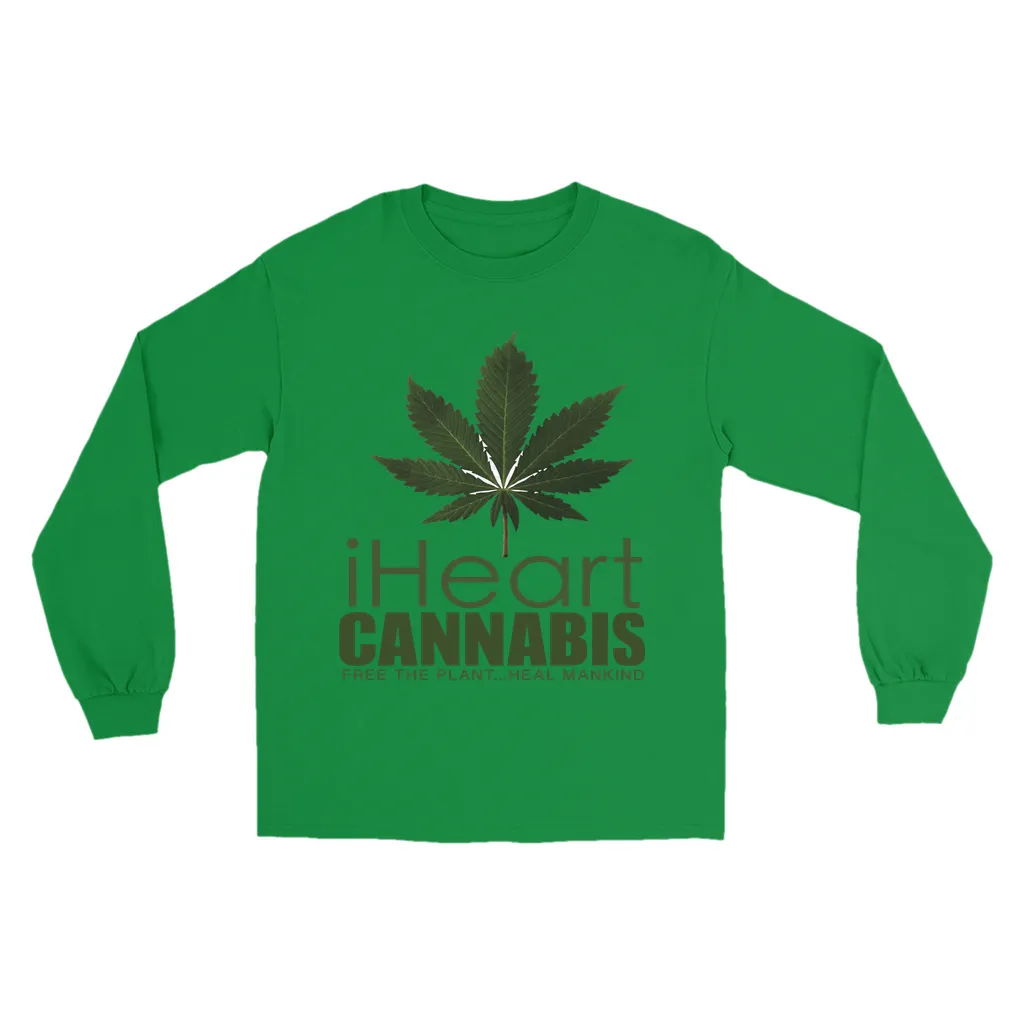 Rastafari JAMS Reggae Radio - (iHeart Cannabis) Long Sleeve Shirts
