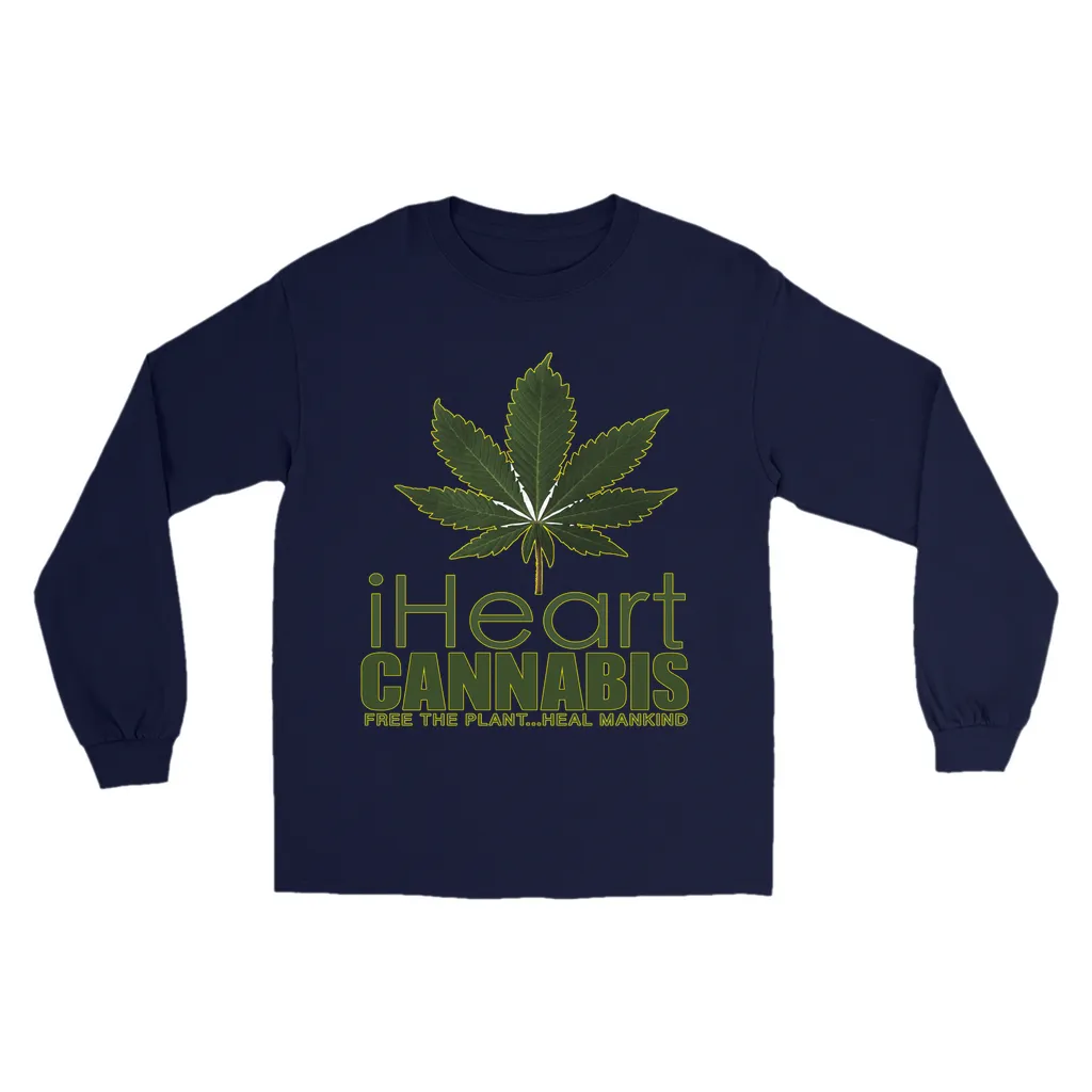 Rastafari JAMS Reggae Radio - (iHeart Cannabis) Long Sleeve Shirts
