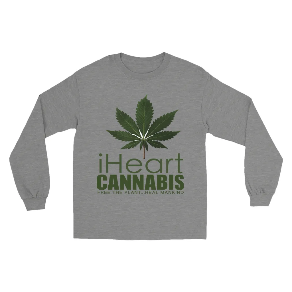 Rastafari JAMS Reggae Radio - (iHeart Cannabis) Long Sleeve Shirts