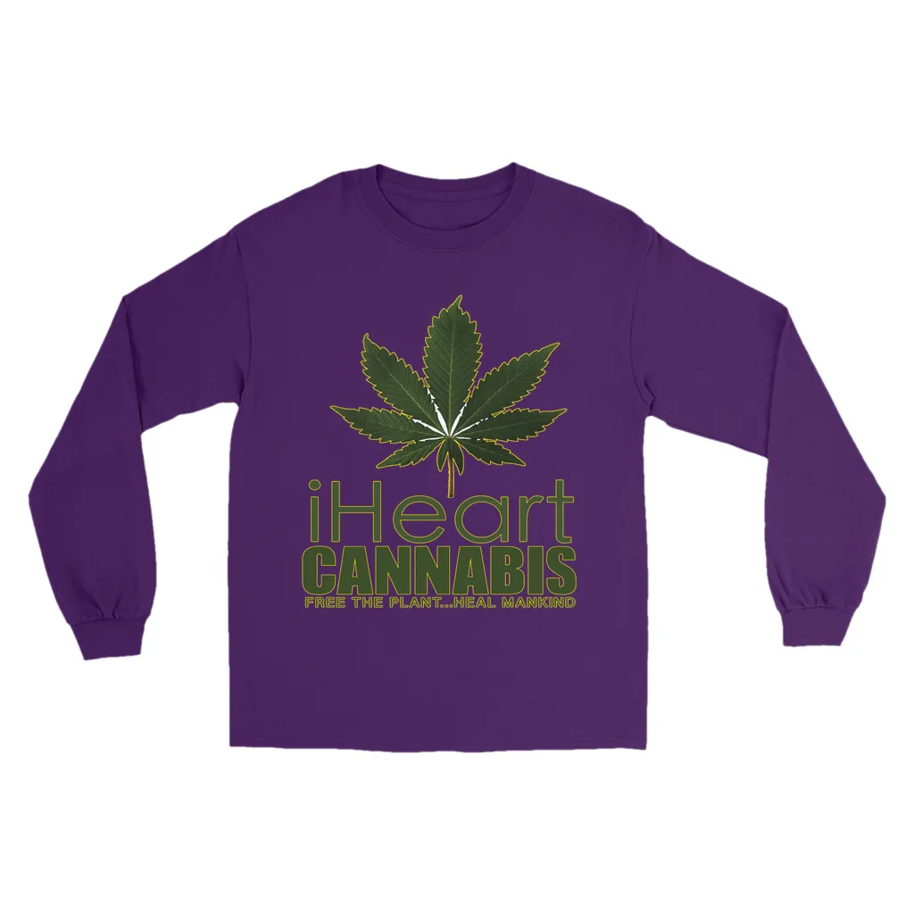 Rastafari JAMS Reggae Radio - (iHeart Cannabis) Long Sleeve Shirts