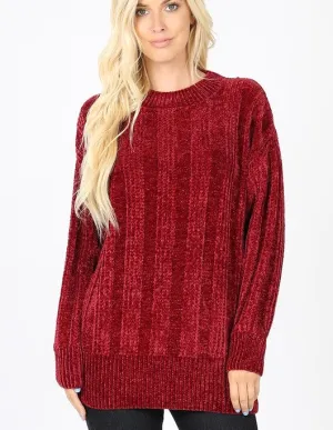 RAY PULLOVER CRIMSON