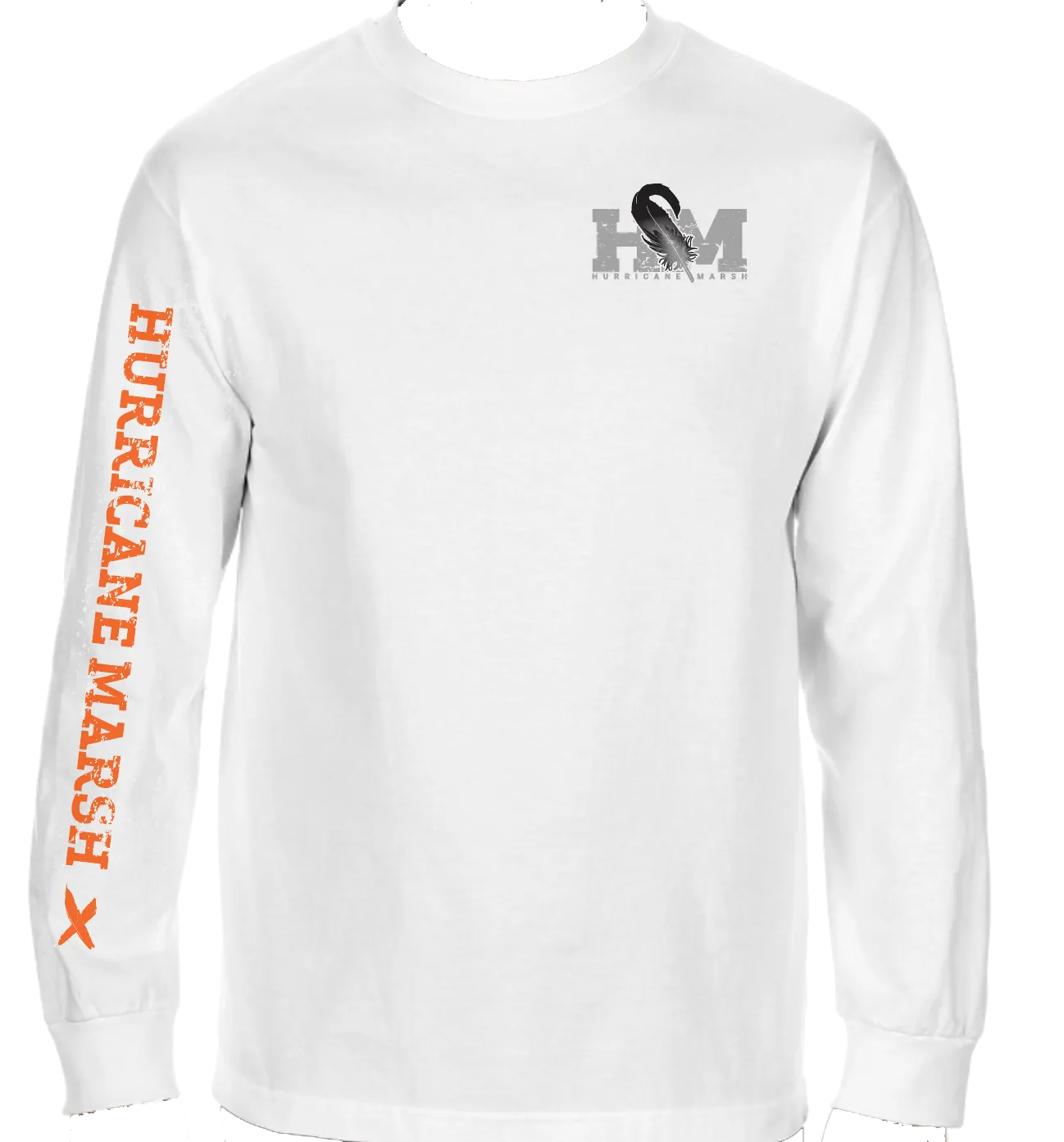 Red Leg White Long Sleeve