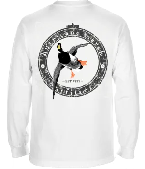 Red Leg White Long Sleeve