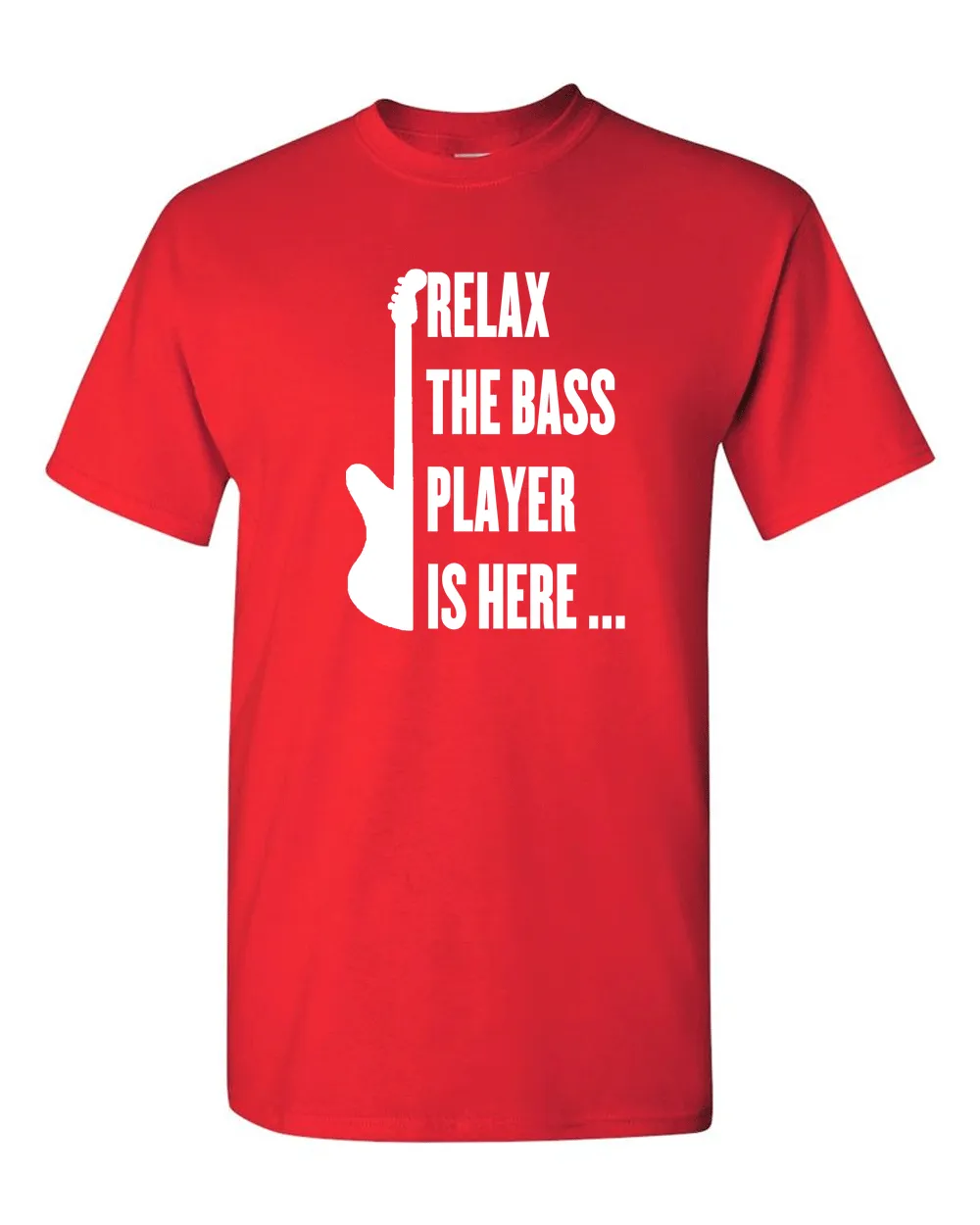 Relax The Bass Player Is here T-shirt, Music T-shirt, Guitar Tees, Bass Tees