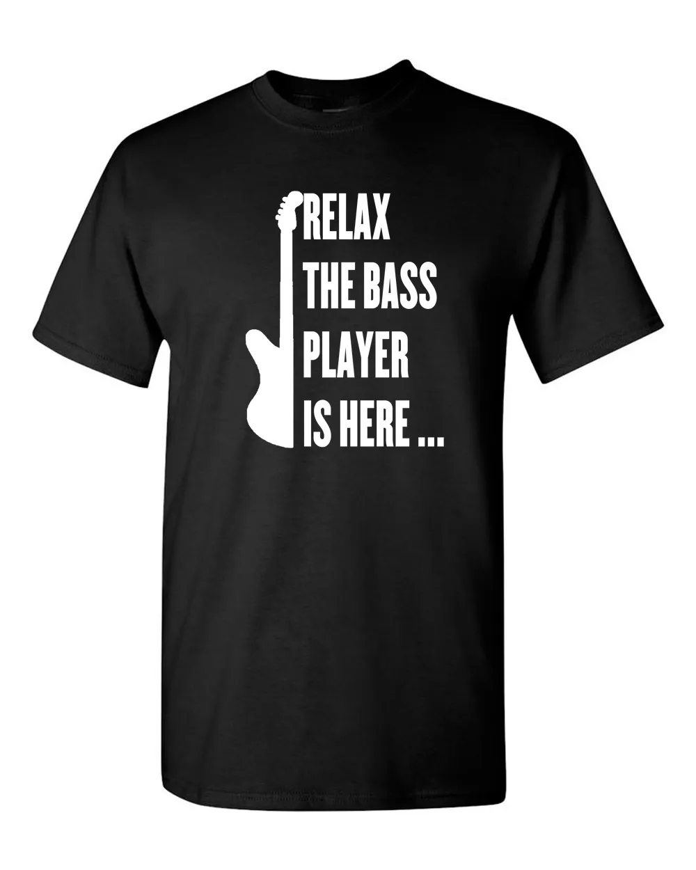 Relax The Bass Player Is here T-shirt, Music T-shirt, Guitar Tees, Bass Tees