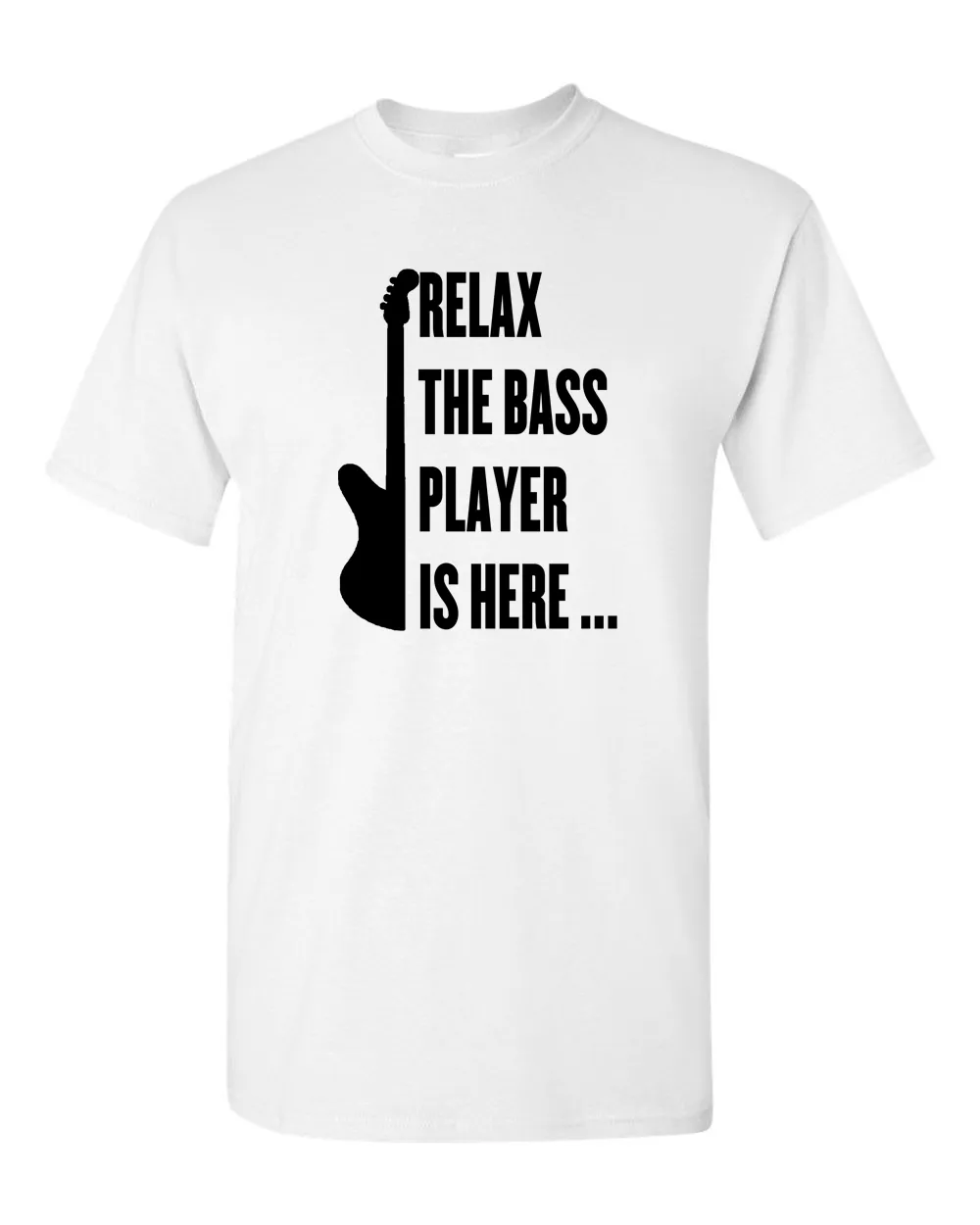 Relax The Bass Player Is here T-shirt, Music T-shirt, Guitar Tees, Bass Tees