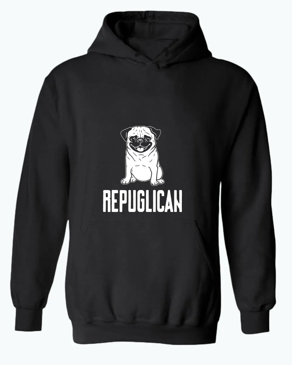 Repuglican hoodie, pug life hoodie dog lover hoodies