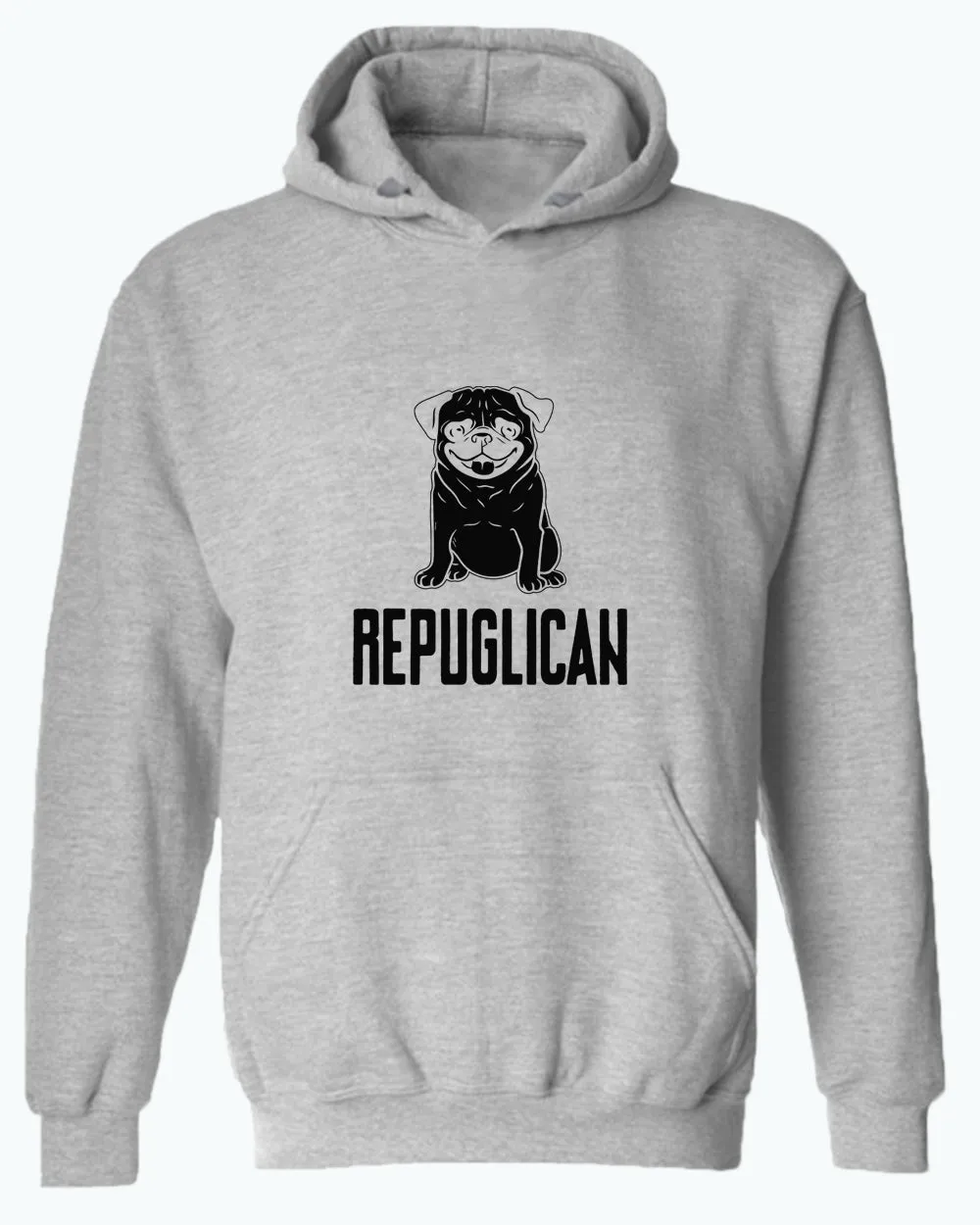 Repuglican hoodie, pug life hoodie dog lover hoodies