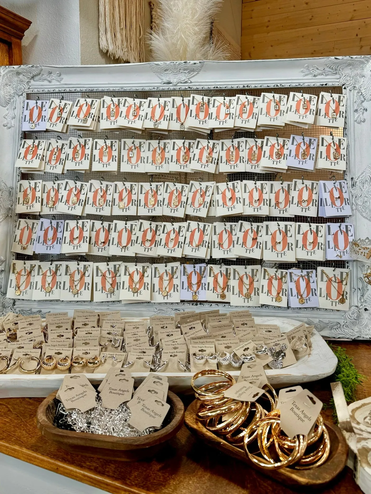 RESTOCK Layered Gold Initial Necklaces