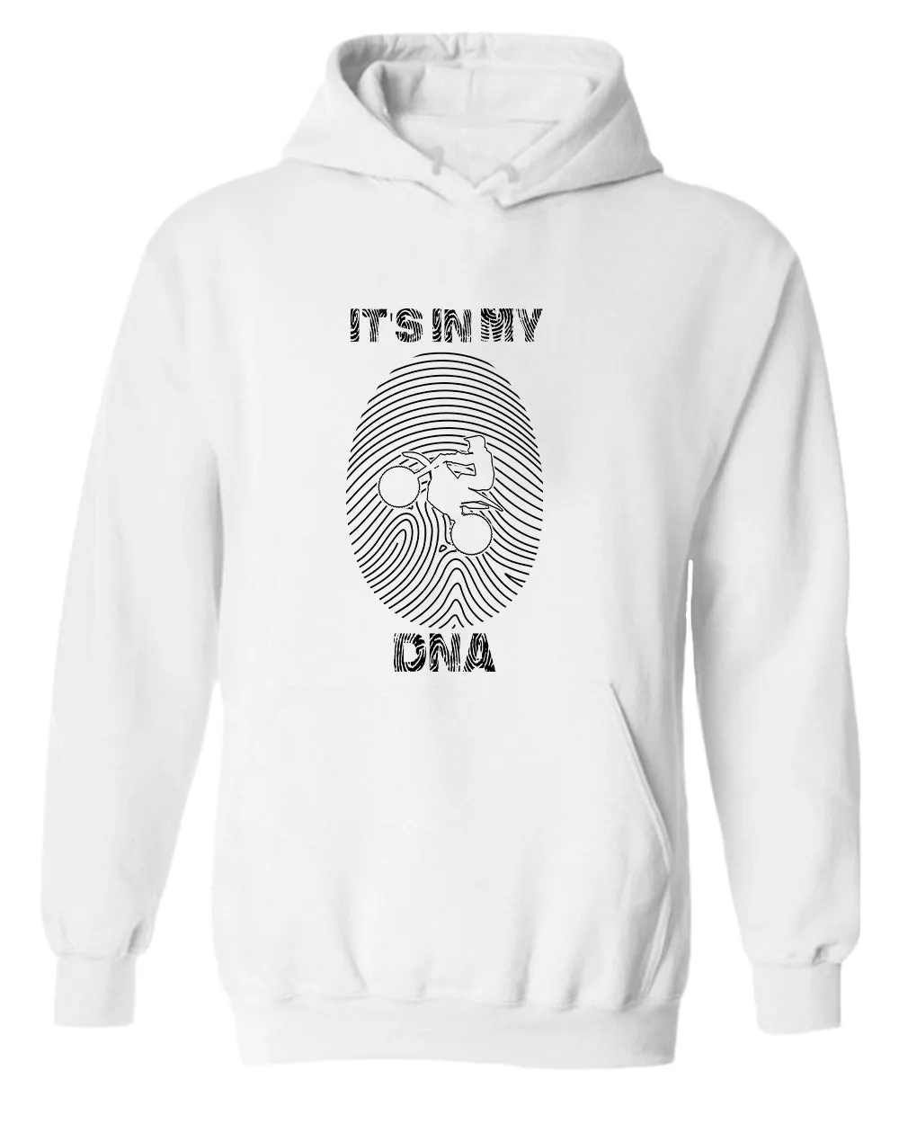 Riding, it's in my DNA hoodie