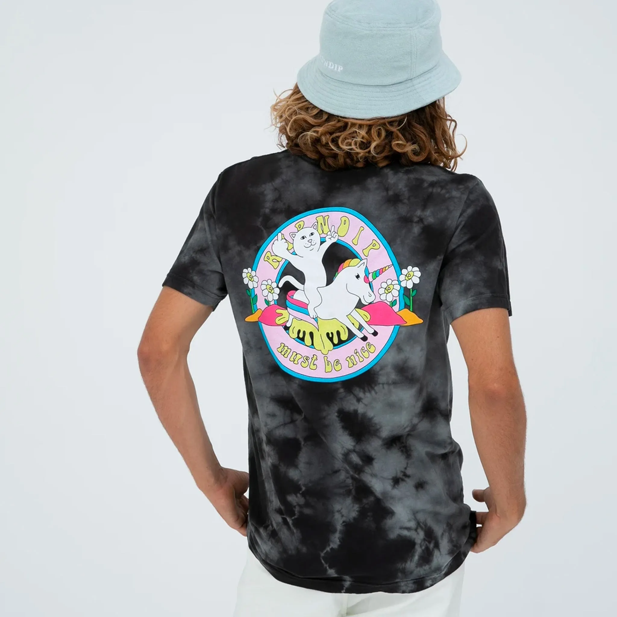 RIPNDIP Unicorn Rider Tee (Black Lightning Wash)