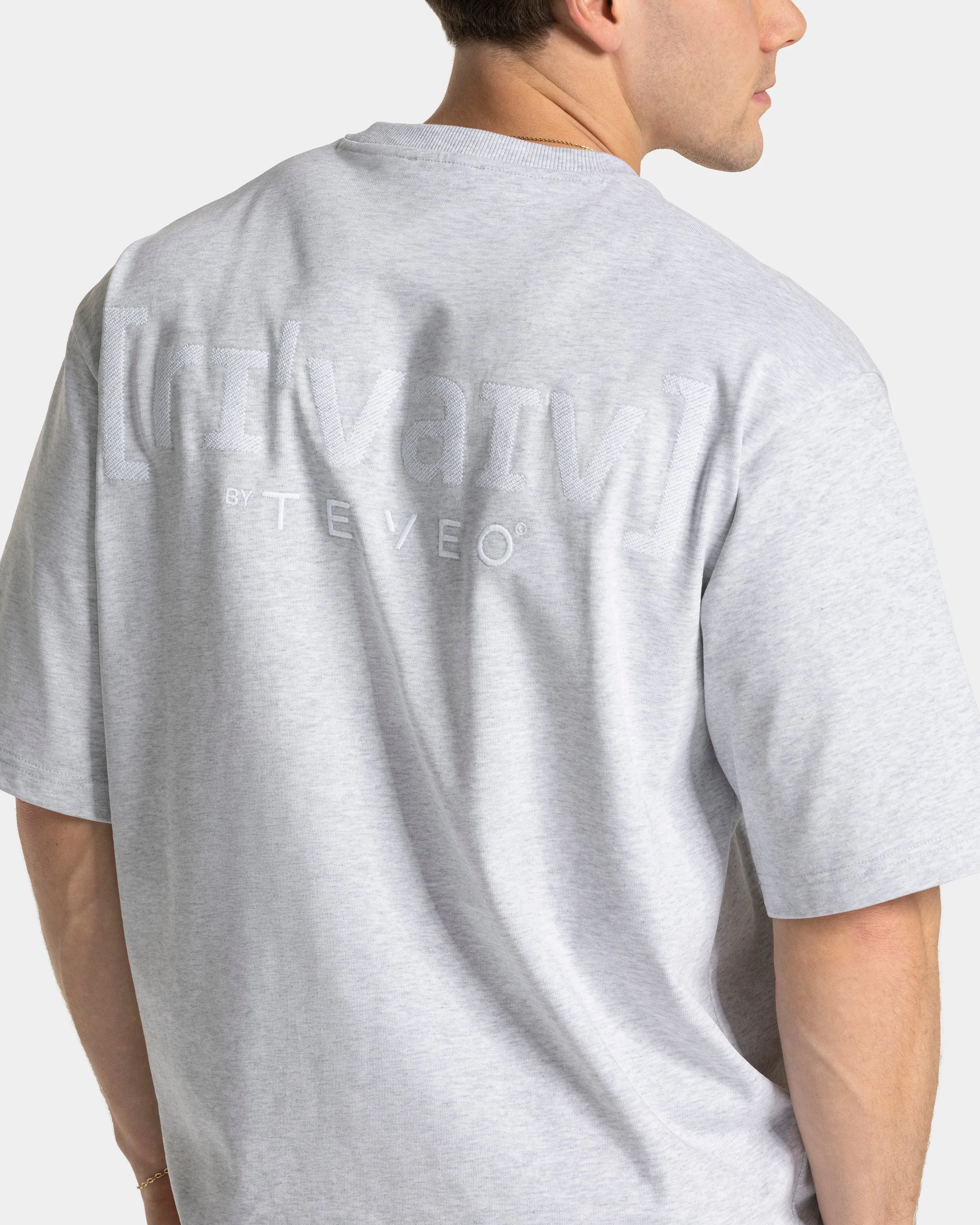 RI’VAIV Oversized T-Shirt Men "Hellgrau"