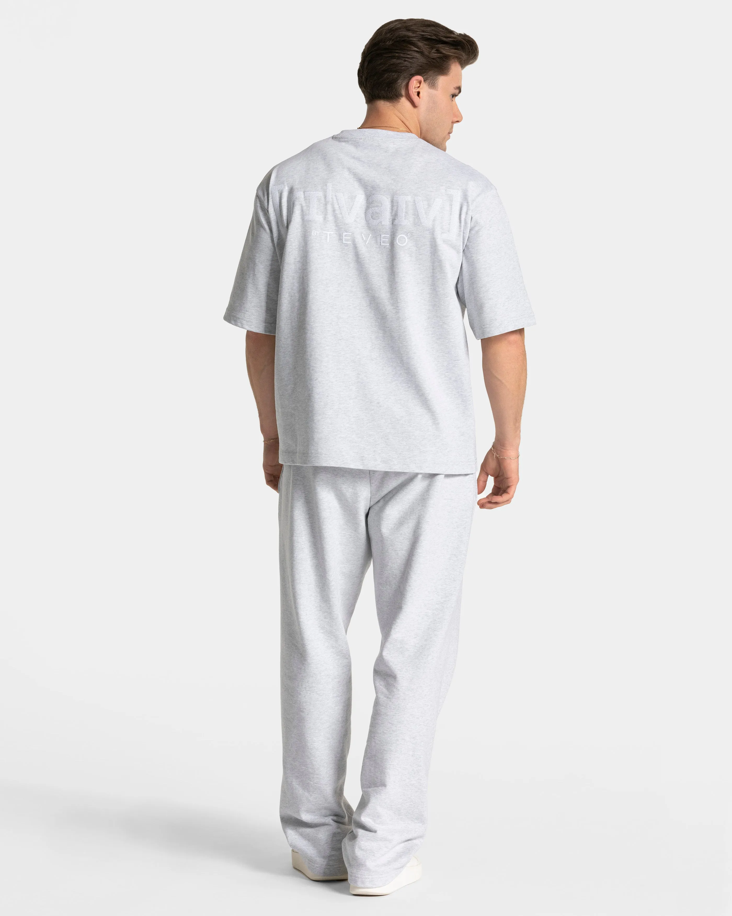 RI’VAIV Oversized T-Shirt Men "Hellgrau"