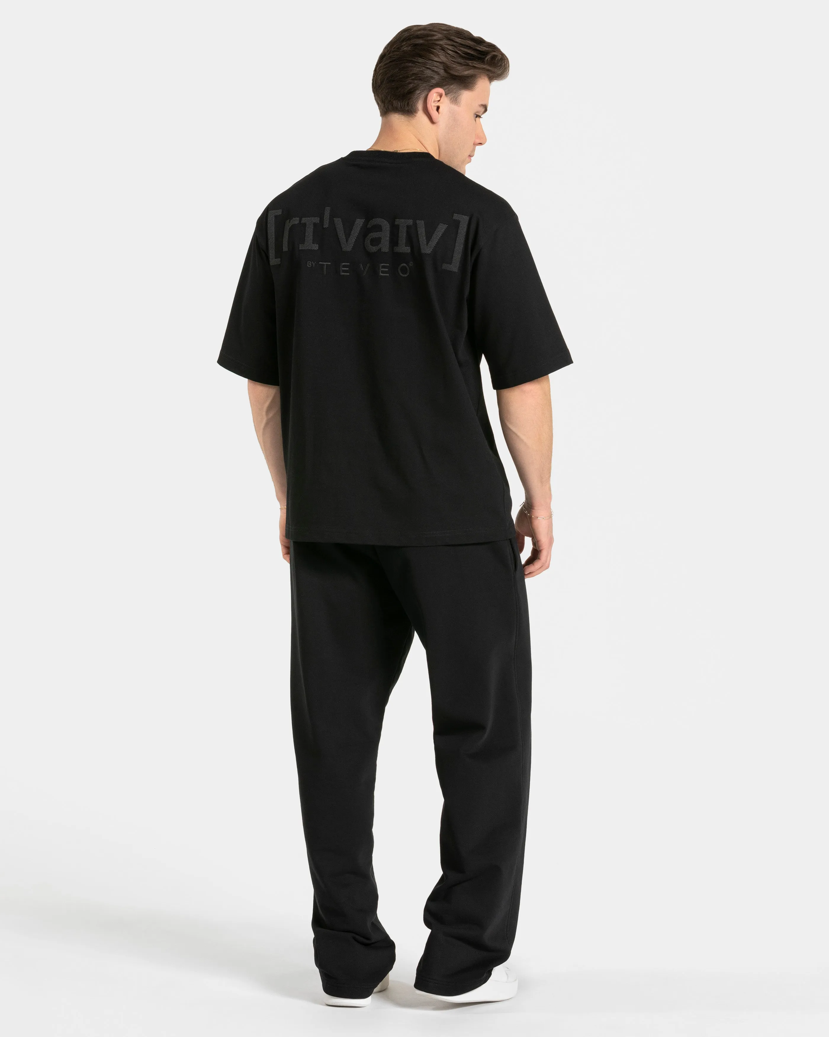 RI’VAIV Oversized T-Shirt Men "Schwarz"