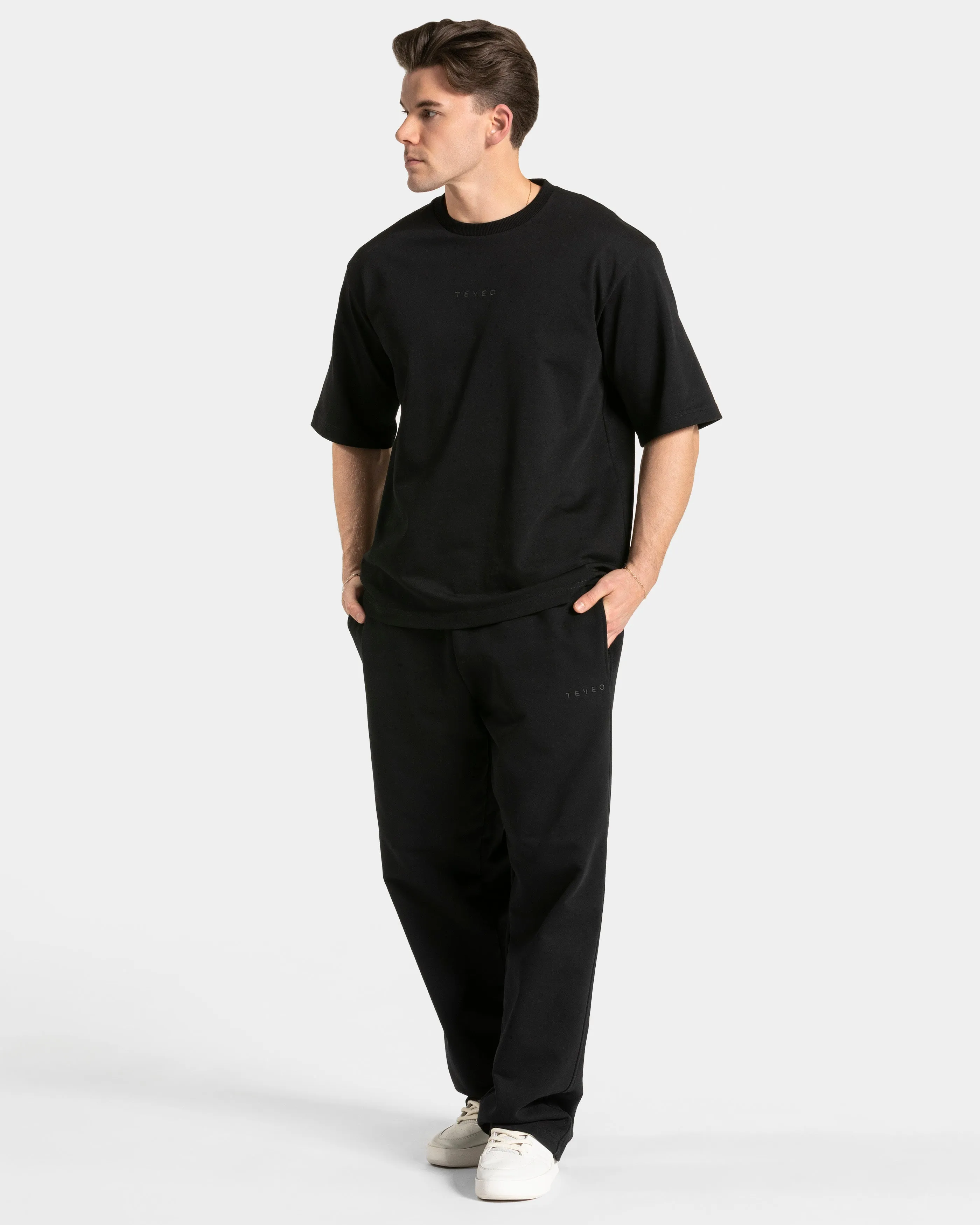 RI’VAIV Oversized T-Shirt Men "Schwarz"